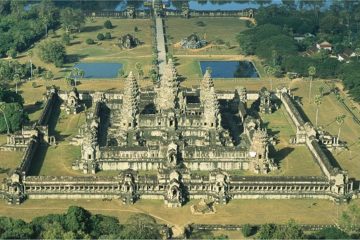 La Costellazione del Drago riprodotta ad Angkor
